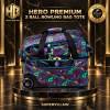 Premium 2 Ball Tournament Roller Tote Bowling Bags (Justice & Supervillain Designs)
