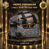 Premium 2 Ball Tournament Roller Tote Bowling Bags (Justice & Supervillain Designs)