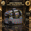 Premium 2 Ball Tournament Roller Tote Bowling Bags (Justice & Supervillain Designs)