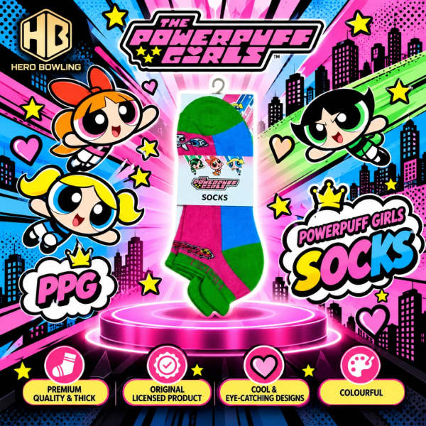 Hero Bowling Premium Thick Unisex Socks (PPG/ Tom & Jerry/ DC)