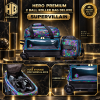 Premium 2 Ball Roller Bowling Bags Deluxe (Justice & Supervillain Designs)