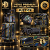 Premium 2 Ball Roller Bowling Bags Deluxe (Justice & Supervillain Designs)