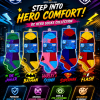 Hero Bowling Premium Thick Unisex Socks (PPG/ Tom & Jerry/ DC)