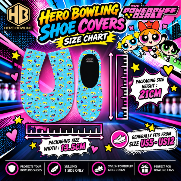 Powerpuff Girls Designs Shoe Covers (Selling 1 Side Only)