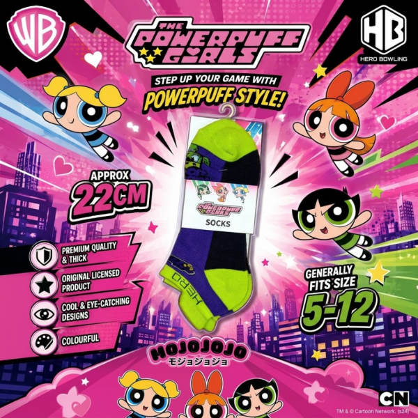 Hero Bowling Premium Thick Unisex Socks (PPG/ Tom & Jerry/ DC)