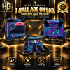 Premium 1 Ball Add On Bag (Justice & Supervillain Designs)