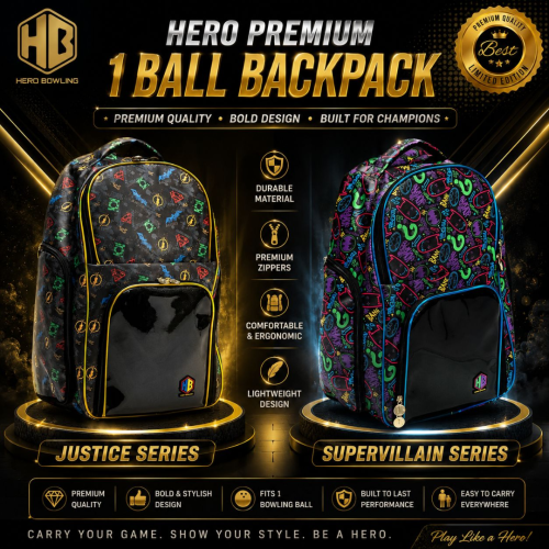 Premium 1 Ball Backpack (Justice & Supervillain Designs)