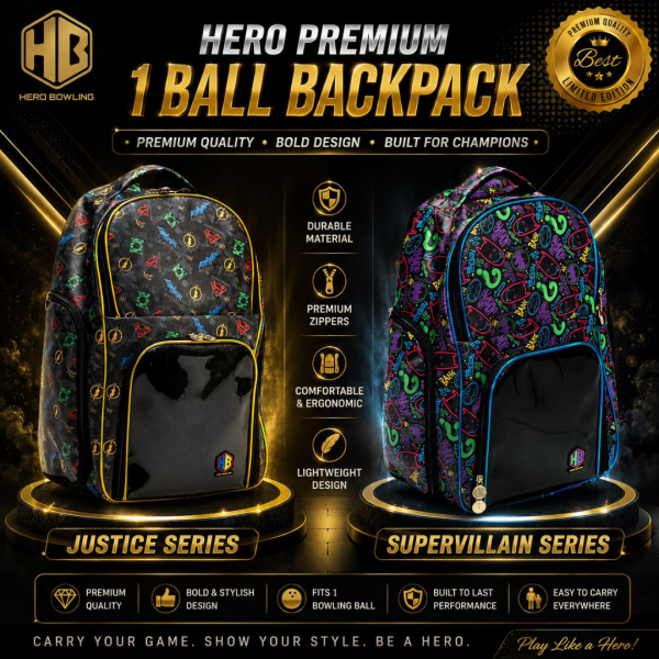 Premium 1 Ball Backpack (Justice & Supervillain Designs)