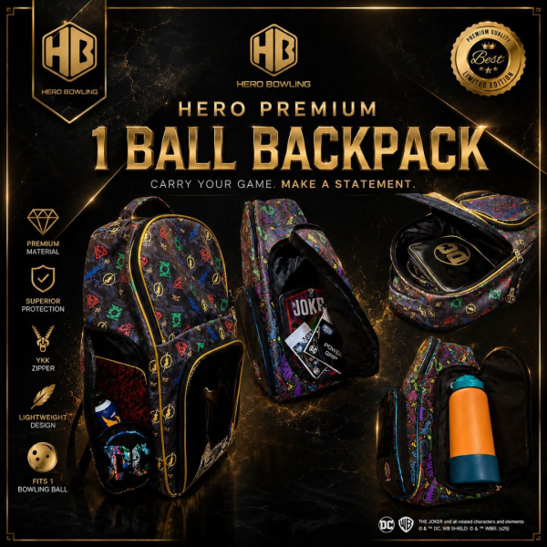 Premium 1 Ball Backpack (Justice & Supervillain Designs)