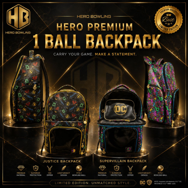 Premium 1 Ball Backpack (Justice & Supervillain Designs)