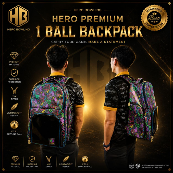 Premium 1 Ball Backpack (Justice & Supervillain Designs)